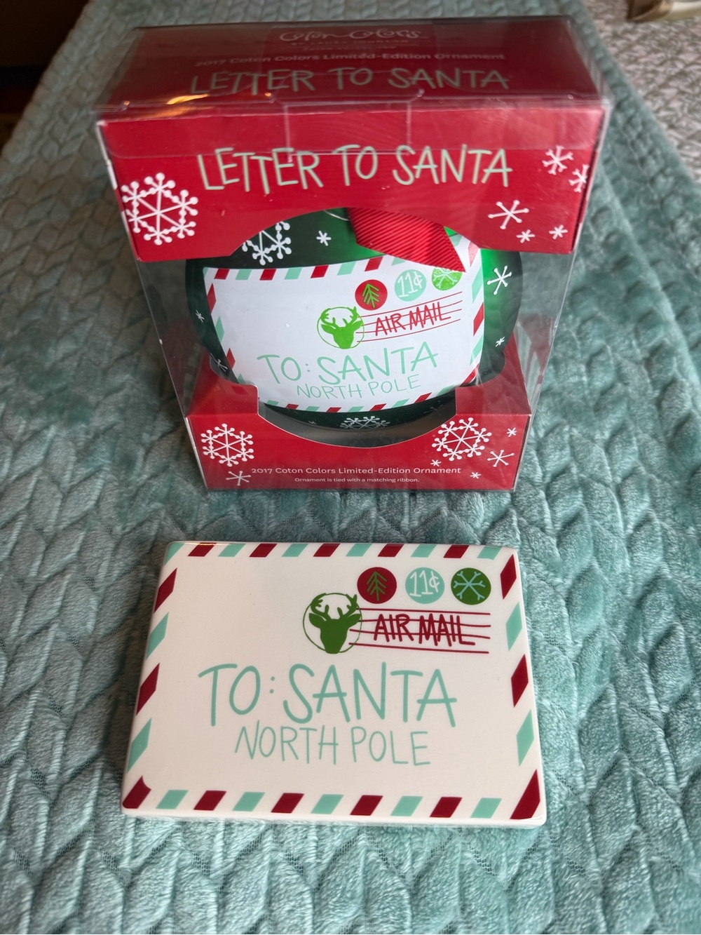 Coton colors mini & ornament letter to santa Retired